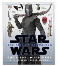 Load image into Gallery viewer, Star Wars The Rise of Skywalker The Visual Dictionary cover with characters and film elements.
