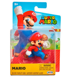 Super Mario Running Mario 2.5 inch figure in dynamic pose with iconic details, boxed.
