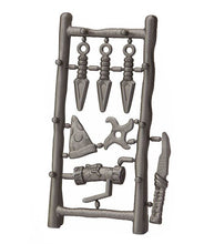 Load image into Gallery viewer, Teenage Mutant Ninja Turtles Movie Leonardo Action Figure accessories.
