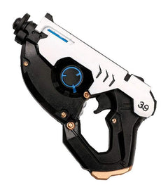 Overwatch Tracer Pulse Pistol Foam Replica realistic hand-painted cosplay accessory.