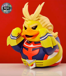 TUBBZ My Hero Academia All Might collectible duck, limited edition vinyl figure.