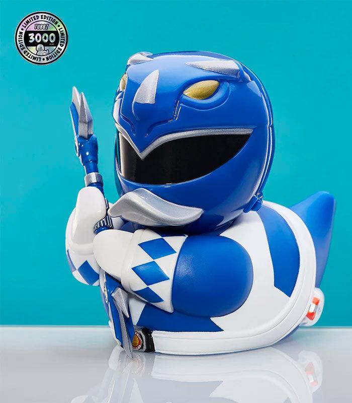 TUBBZ Power Rangers Blue Ranger collectible duck in iconic blue suit and helmet, limited edition.