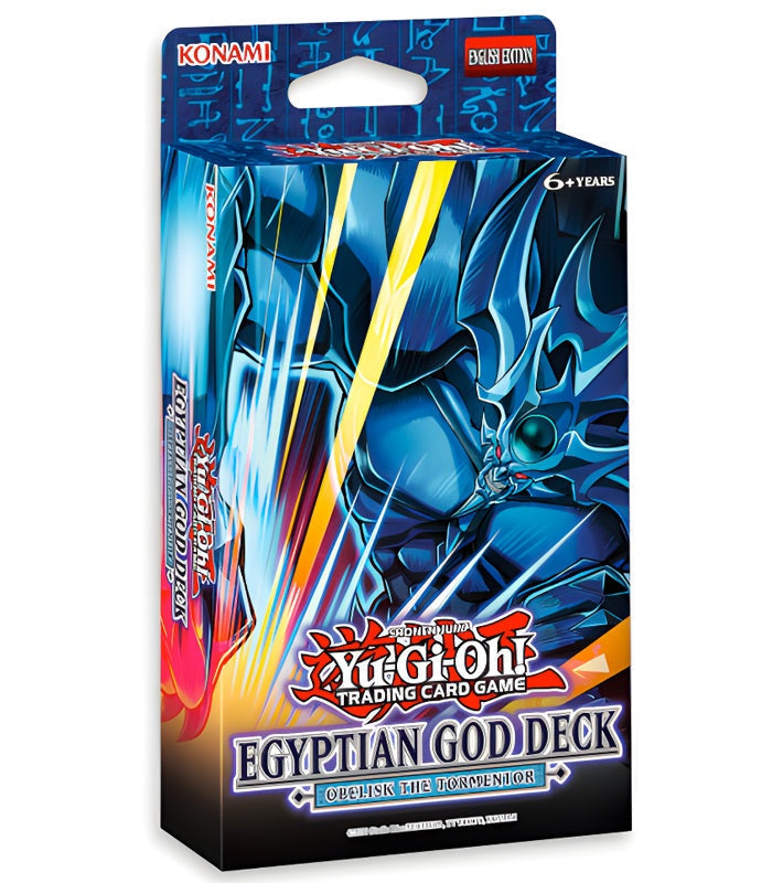 Yu-Gi-Oh! Egyptian God Deck: Obelisk The Tormentor Reprint Unlimited Edition packaging.