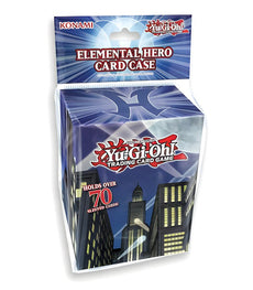 Yu-Gi-Oh! Elemental Hero Deck Box with vibrant artwork and durable design.