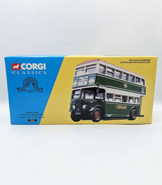 Corgi Green Line London Transport die-cast model with certificate in original packaging.