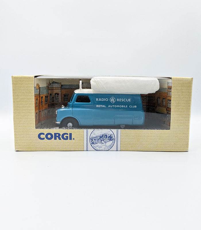 Corgi Beford CA Van RAC die-cast model in original packaging.