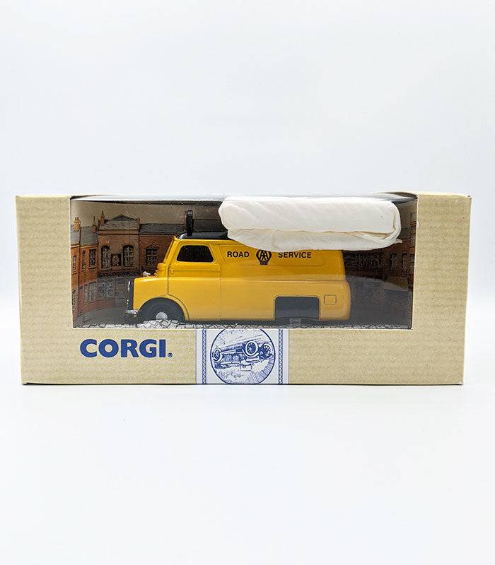 Corgi Beford CA Van AA die-cast model in box, limited edition collectible.