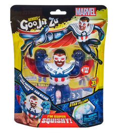 Goo Jit Zu Captain America Sam Wilson action figure in packaging.