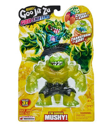 Heroes of Goo Jit Zu Goo Shifters - Rock Jaw action figure packaging, featuring stretchable and color-changing capabilities.