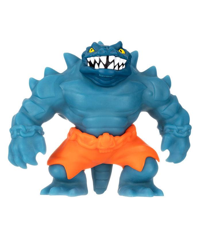Goo Jit Zu Glow Shifters Versus Pack - Ultraglow Tyro action figure in orange shorts.