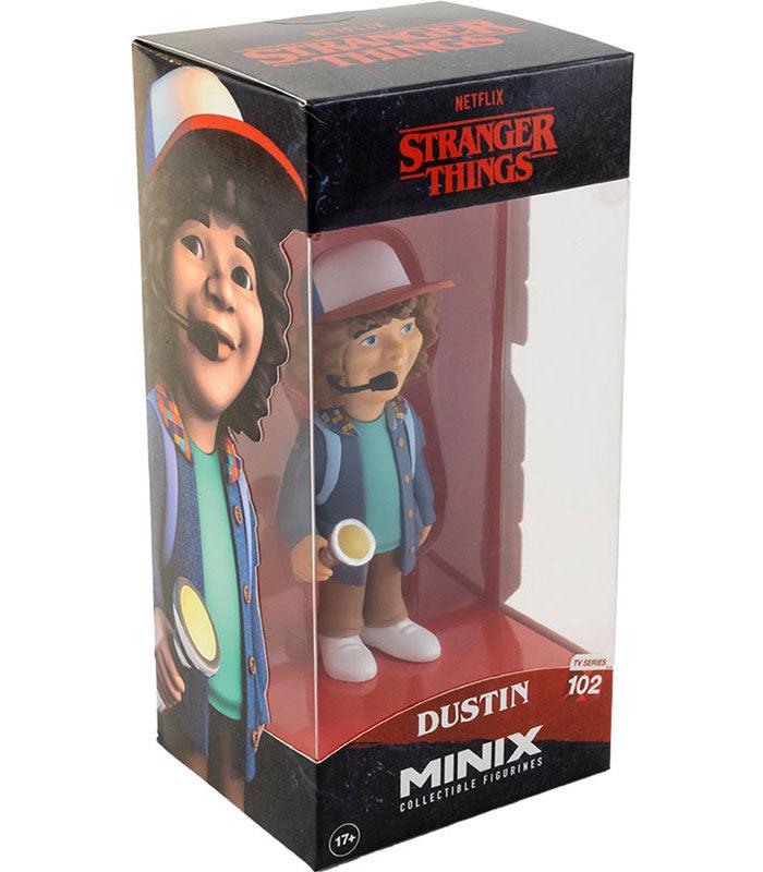 Stranger Things Dustin Minix Collectible Figure in packaging.
