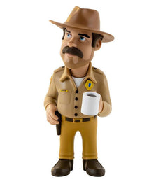 Stranger Things Hopper Minix Collectible Figure, 5-inch stylized vinyl toy.