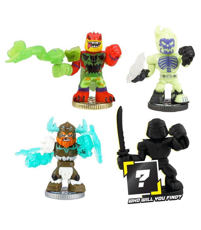 Akedo Power Storm Collectors 4 pack - Wave 1 Series 3 mini action figures.
