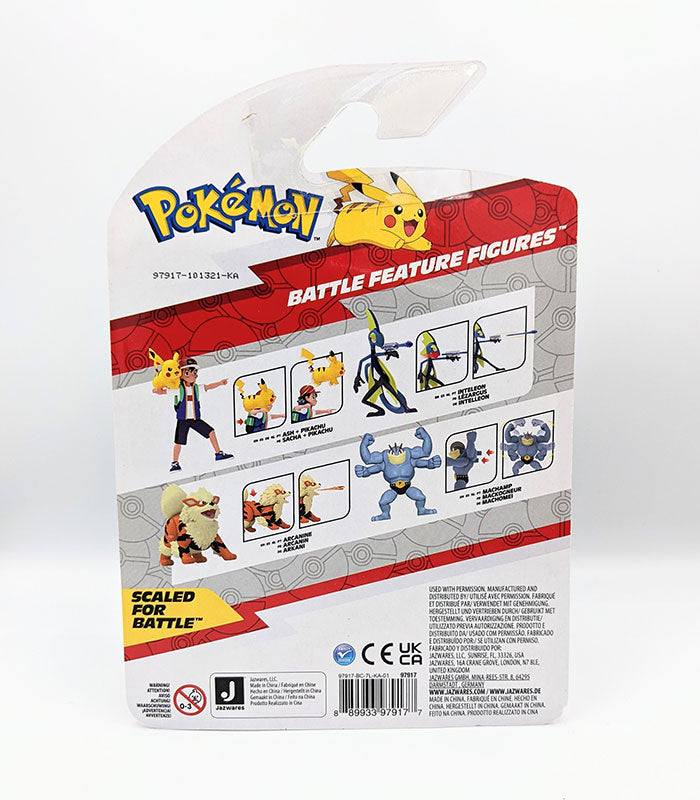 Pokemon Battle Figures - Arcanine back of pack
