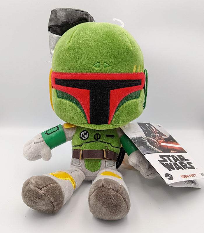 Boba Fett 8 Inch Plush Toy with Mandalorian Armor for Star Wars Fans