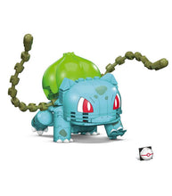 Load image into Gallery viewer, Pokemon Mega Construx Bulbasaur built with poke ball
