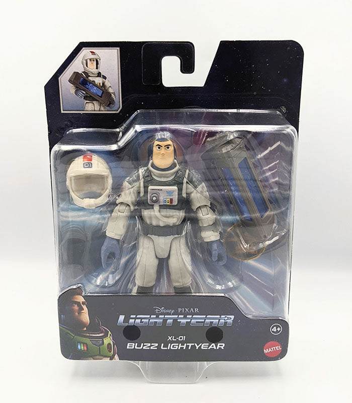 Lightyear XL-01 Buzz Lightyear action figure with accessories in packaging from Disney Pixar's Lightyear.