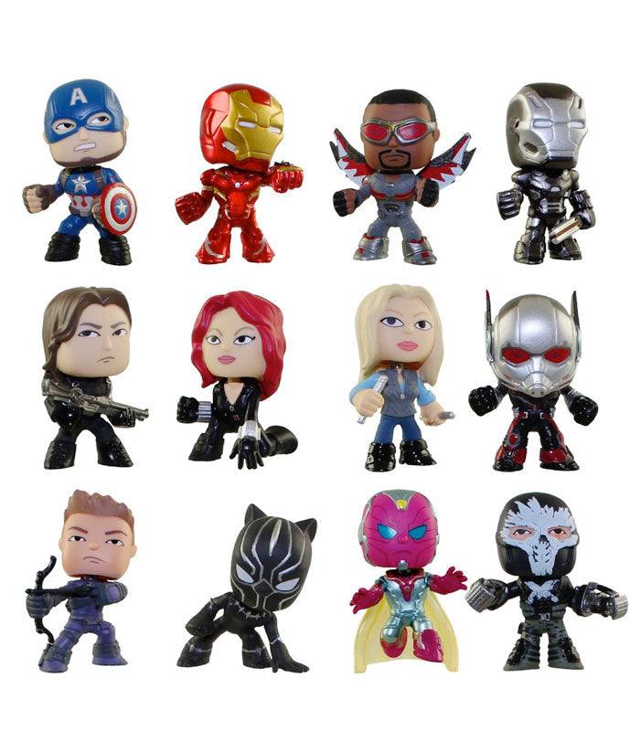 Captain America: Civil War blind boxed mystery mini figures collection.