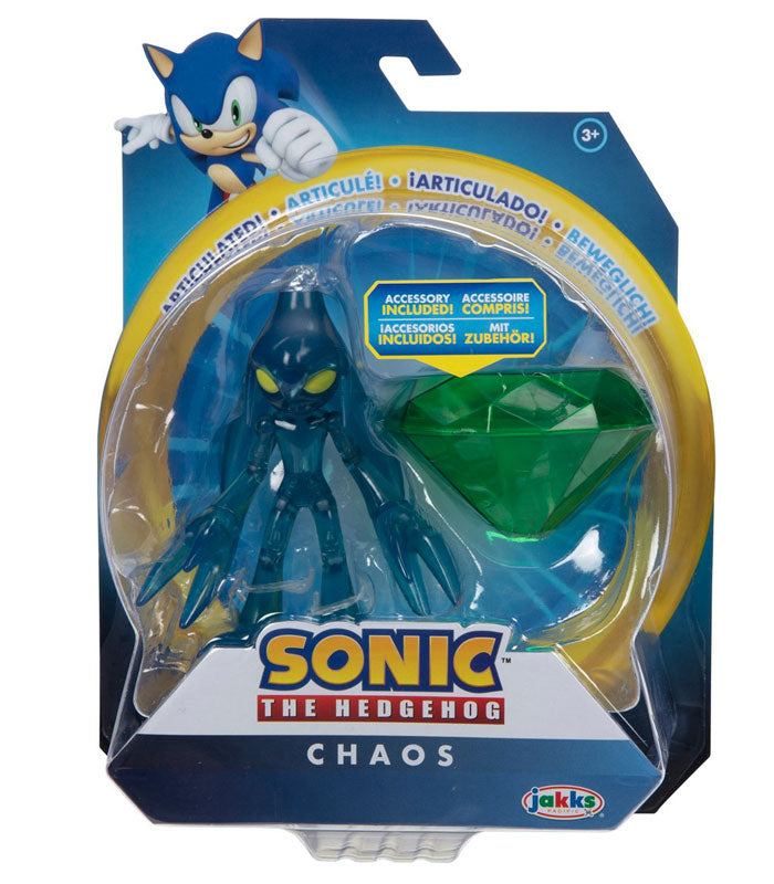 Hedgehog Chaos Figure with Master Emerald in packaging.