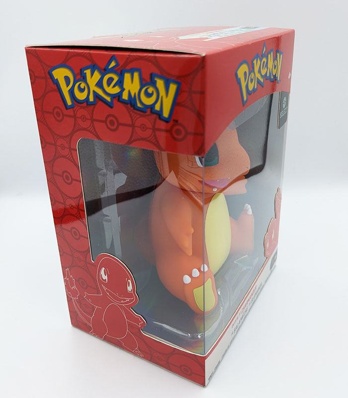 Charmander 4 Inch Vinyl Figure in display box from Pokémon collection.