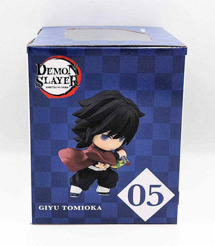 Chibi Masters Demon Slayer Giyu Tomioka anime figure in display box