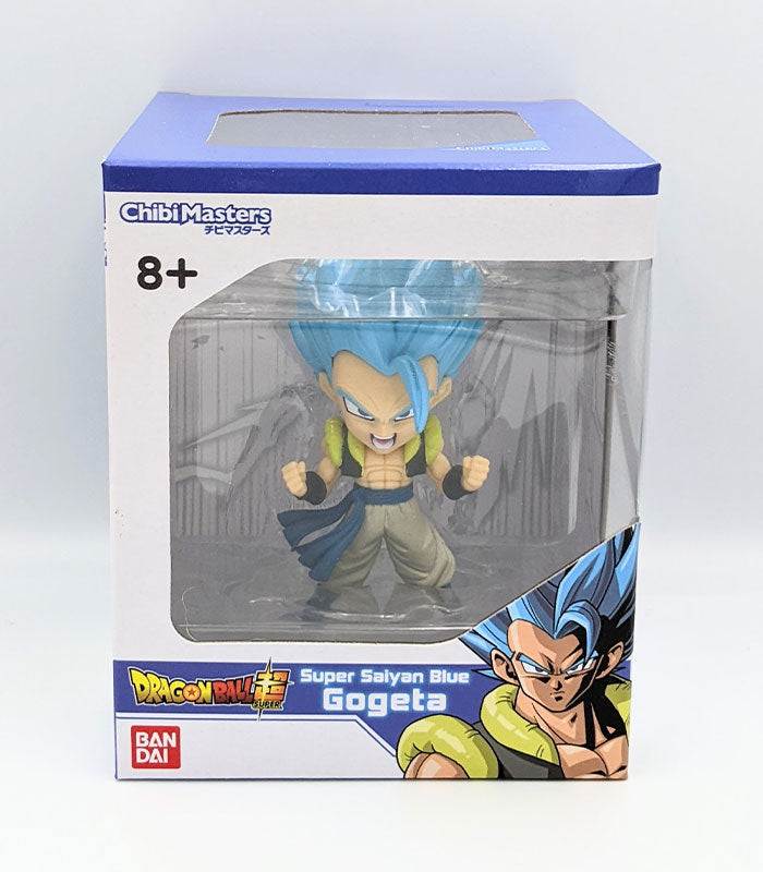 Chibi Masters Dragon Ball Super Gotega collectible figure in a display box.