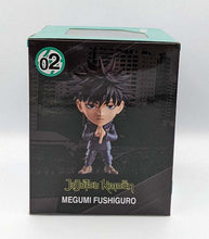 Load image into Gallery viewer, Chibi Masters Jujutsu Kaisen Megumi Fushiguro character profile
