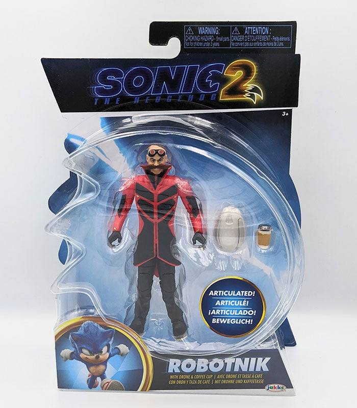 Sonic The Hedgehog 2 Movie Robotnik 4 Inch Figure with Accessories