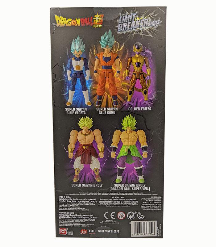 Dragon Ball Super Limit Breaker Series 12 Inch Golden Frieza back of box