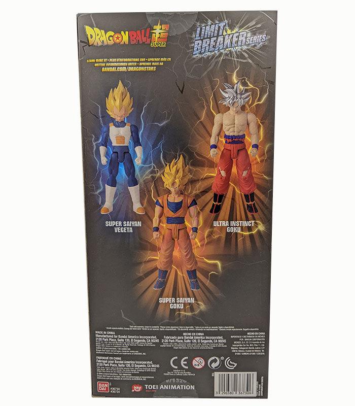 Dragon Ball Super Limit Breaker Series 12 Inch Super Saiyan Vegeta back of box