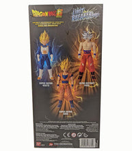 Load image into Gallery viewer, Dragon Ball Super Limit Breaker Series 12 Inch Super Saiyan Vegeta back of box
