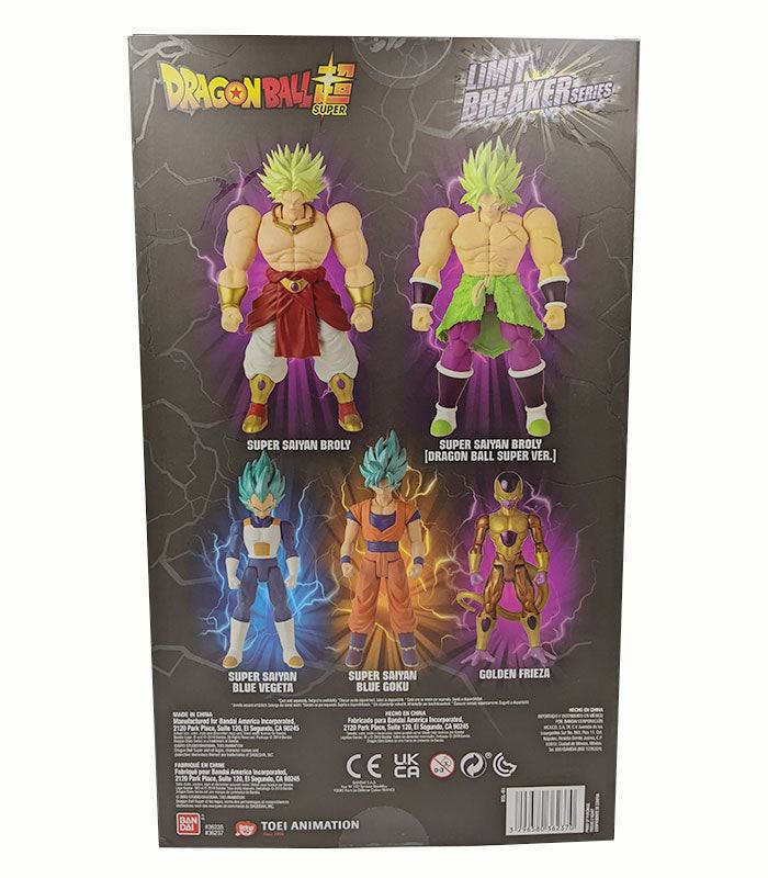 Dragon Ball Super Limit Breaker Series 12 Inch Super Saiyan Broly back of box