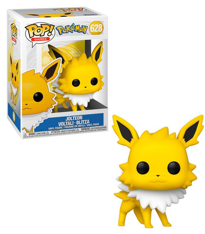 Jolteon Pokemon POP! Vinyl figure in display box.