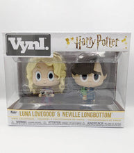 Load image into Gallery viewer, Harry Potter Luna Lovegood &amp; Neville Longbottom Funko Vinyl in display box.
