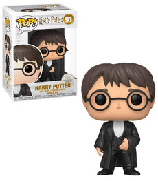 Harry Potter POP! Vinyl Figure in a display box with glasses and wizard robe.