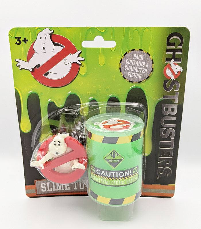 Ghostbusters Slime Tub with No Ghost Sign figure for kids 3 and up.