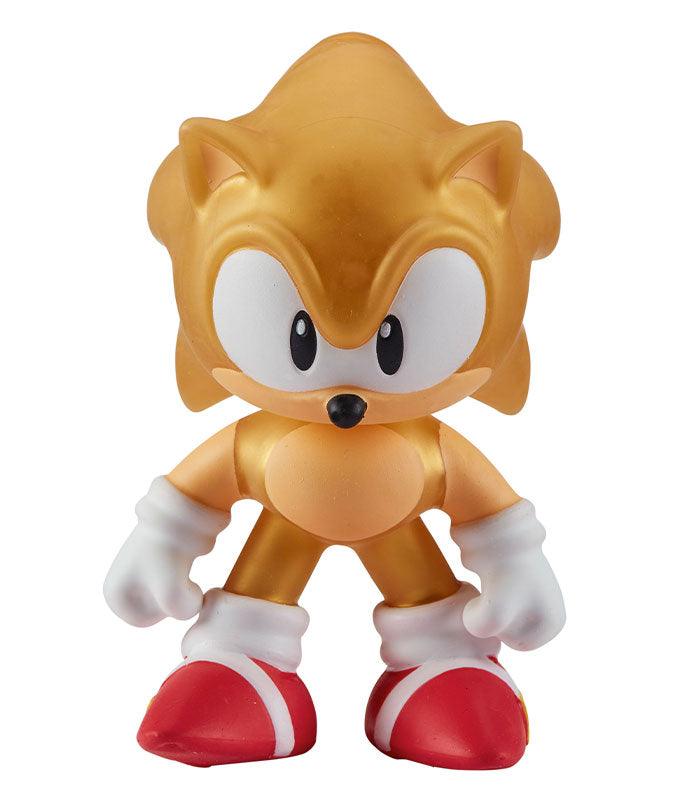 Stretch Armstrong Gold Sonic the Hedgehog toy, super-stretchy and gold-colored, ideal for imaginative play.