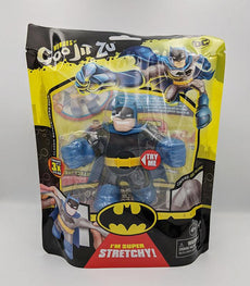 Heroes of Goo Jit Zu Classic Batman toy in packaging, featuring stretchy, squishy texture.