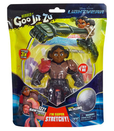 Heroes of Goo Jit Zu Lightyear Izzy Hawthorne stretchy action figure in packaging.