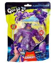 Heroes of Goo Jit Zu Lightyear Zurg stretchy action figure in packaging.