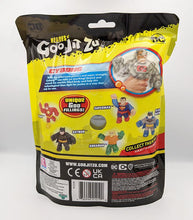 Load image into Gallery viewer, Goo Jit Zu - Cyborg packaging, featuring stretchable superhero toy with unique goo filling.
