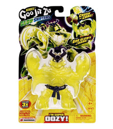 Goo Jit Zu Glow Shifters Scorpius toy in packaging, stretchy and glow-in-the-dark fun.