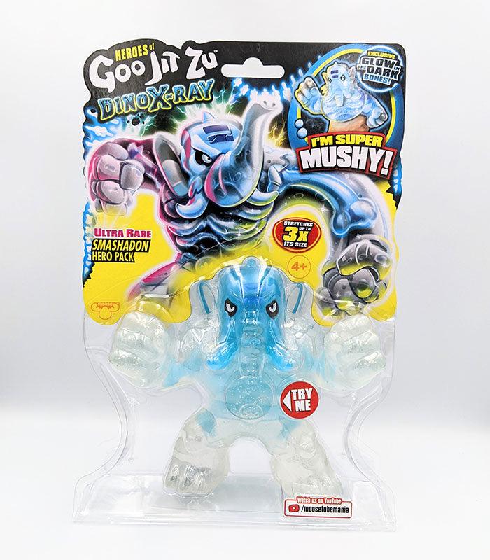 Heroes of Goo Jit Zu Dino X-Ray Smashadon toy packaging.