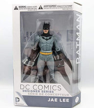 Load image into Gallery viewer, DC Comics JAE Lee Designer Series 1 Batman action figure in packaging, detailed design, 7 inches tall.
