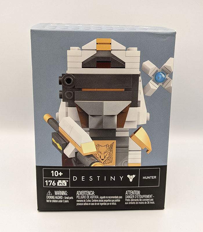 Kubros Mega Bloks - Hunter construction set packaging with Destiny Hunter character, 176 pieces.