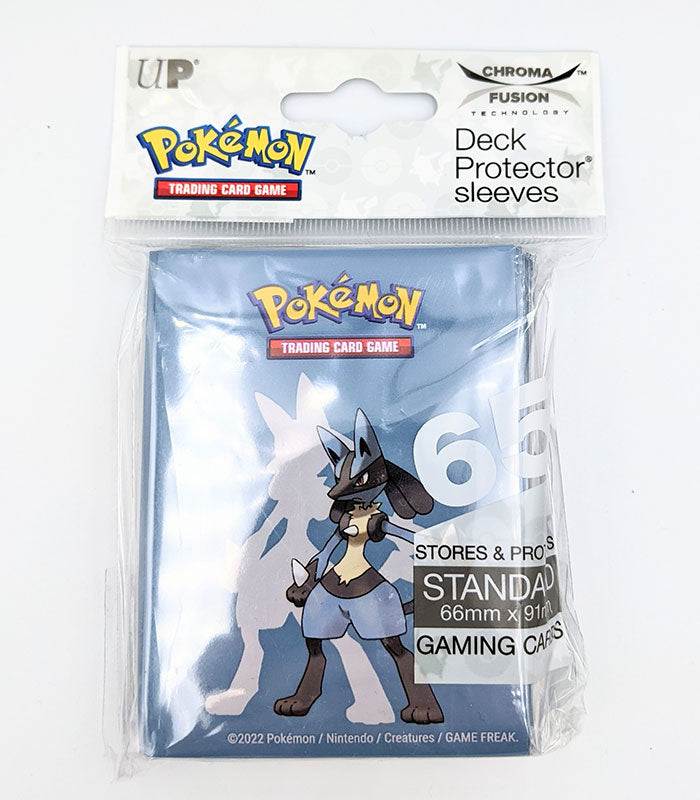 Ultra Pro Pokémon Lucario protective card sleeves pack of 65.
