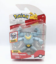 Load image into Gallery viewer, Pokemon Battle Figures - Machamp action figure in packaging, featuring multiple points of articulation and deluxe action features.
