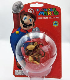 Super Mario 2 Inch Mini Figure - Diddy Kong in packaging with vibrant detailing.