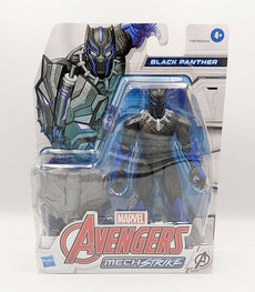 Black Panther Marvel Avengers Mech Strike action figure in packaging.