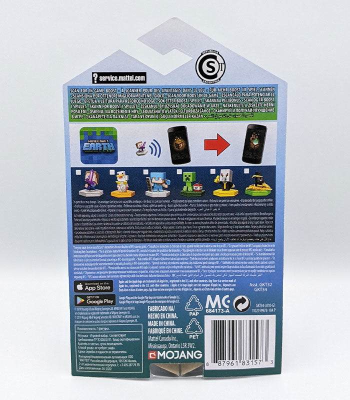 Minecraft Earth - Enraged Golem back of pack
